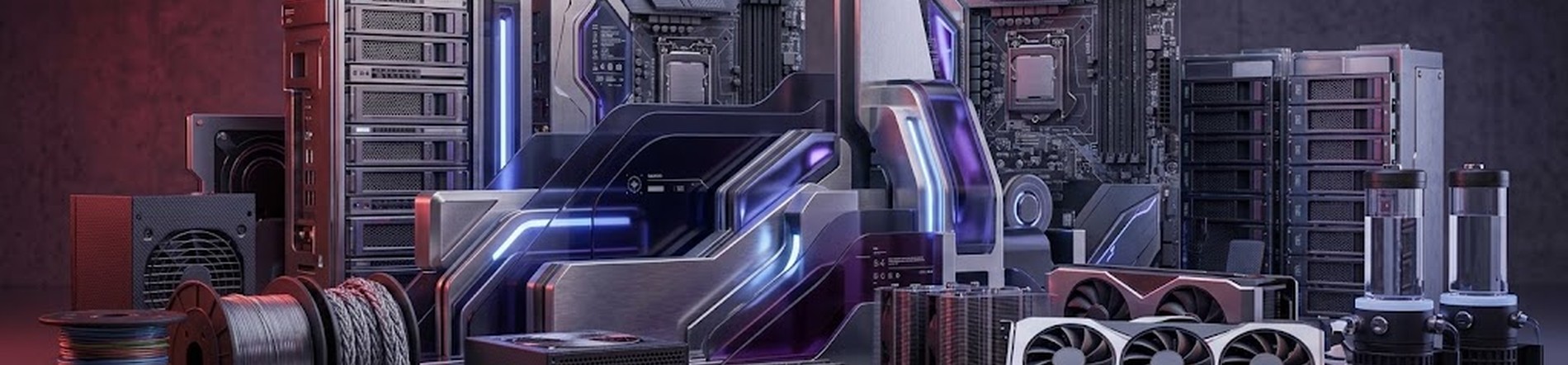image ordinateur en pièce détachées